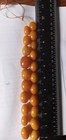 Antique Amber Egg Yolk Butterscotch Bakelite 21 Beads Lot 101 Grams 
