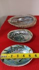 Three Vintage Large Natural Abalone Shell   Measurements In Photo 