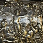 Antique Repousse 800 Silver Purse Cherub Musicians Original Insert 133 4gr
