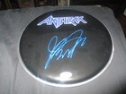 Anthrax Authentic Signed autographed Drumhead By Joey Belladonna   jsa Certified