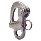 5-pack stainless Steel Fixed Eye Snap Shackle 2  Sailboat Quick Release Locking