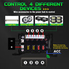4gang Wireless Switch Panel Circuit Control Box For Led Light Bar 12v 24v Marine