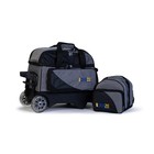 2 Ball Bowling Roller   1 Ball Color Matching Add On Tote Black-gray
