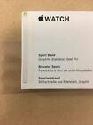 Genuine Apple Watch Band 42mm 44mm 45mm - Midnight Sport Band