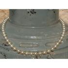 14k Gold Hand Knotted Freshwater Pearl Necklace Vintage 