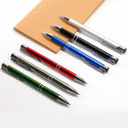 Full Metal Ballpoint Pen 1mm Black Ink Gel Pen Office Writing Stationery Fashion