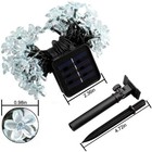Solar String Light 30led Flower 21ft Patio Party Yard Wedding Waterproof Outdoor