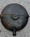 Vintage Eagle Gas oil Can With Handle Used Red Black Painted Large 5 Gallon  