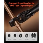 Uimoso 5pcs Propress Kit With 4 Press Rings 1 2  To 1-1 4    R8 Actuator