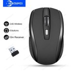 2 4ghz Wireless Optical Mice Pc Gaming Mouse 6 Buttons   Usb Receiver For Laptop