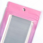 Multi-size Matte Pink Foil Resealable Mylar Bags W  Window   Tear Notches P2