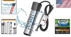 2000w Pool Heater With Stainless Guard - Fast Heating For Inflatable Pools 