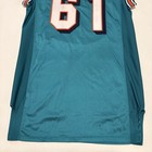 Vtg Miami Dolphins Game Worn Jersey Men 48 Green Nfl Football Nike  61 Tim Ruddy