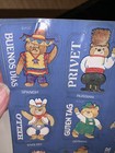 Vintage American Greetings Cards Bears Of Many Countries Stickers 1 Loose Sheet