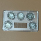Lots Of 5 Coins - 1878 Morgan Silver Dollar 7tf