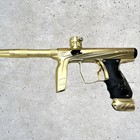 Used Hk Shocker Amp Paintball Marker Gun W   Case - Dust Gold polished Black