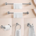 Nickel Bathroom Hardware Set Bathroom Towel Holder  5-piece Bath Accessories    