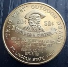 Vintage 1961 Dakota Territory Centennial Custer 50 Cent Token Medal Uncirculated