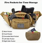 Tactical Fanny Waist Pack Military Edc Pouch Camping Hiking Outdoor Bag Molle