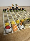Sushi Chess Set  Roll Up Travel Board Game  First Date Night