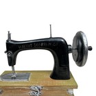 Vintage Willcoy   Gibbs Sewing Machine Trinket Storage Box Wooden Base