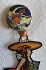 Ca1915 Original Miller High Life Beer Girl In The Moon Button Pin Pinback Vtg