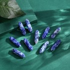 10 Blue White Sodalite Crystal Wands Polished Healing Stones Bulk Natural