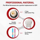 Headlight Wiring Harness Socket 3056 3156 3157 Led Plug For Gm Gmc Chevy 1997-