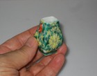 Antique Chinese Porcelain Miniature Famille Rose Vase     1 75    Tall  Marked China