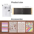 White Scrapbook Photo Album Diy Wedding Guest Book 50 Black Pages