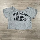 Victoria s Secret Pink Chicago White Sox Baseball Cropped T-shirt