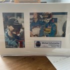 Michael Schumacher Benetton F1 Grand Prix Mounted Gloss Photo Display Not Signed
