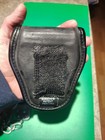 Bianchi Accumold Elite  Covered Cuff Case  Model 7900 Black With Handcuffs   Key
