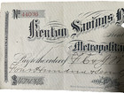 Kenton Savings Bank Antique Check 1883 Endorsed Standard Wheel Wagon Co
