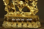8 2  old Tibet Buddhism Bronze Gilt 6 Arms Mahakala Wrathful Deity Buddha Statue
