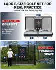 Haokelball 10x7 5ft Large Golf Practice Hitting Net Heavy Duty Golf Hitting Net