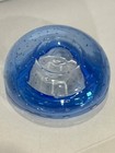 Ashtray Cobalt Blue Glass Vintage - Controlled Bubble Design 5 