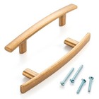 10 Pack Antique Brass Pulls 3  Centers Curved Handles Drawer Cabinet Use