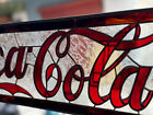 Coca Cola Coke Stained Glass Tiffany Style Sign Panel Window Suncatcher