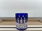 Hermes Saint  st   Louis Crystal Tommy Dark Blue Cylindrical Small Tumbler Bnib