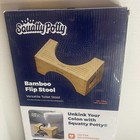Squatty Potty The Original Toilet Stool - Bamboo Flip  7  And 9  Adjustable