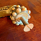 Gorgeous Italian Renaissance Ornate Solid Brass Graceful Swan Door Pull Handle