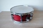 Sonic Drums 14  Snare 14  By 5  Inches Red Finish 8 Lugs - Sounds Great