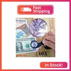 Beileshi 40x Magnification Loupe Jewelry Magnifier Folding Glass Lens   Full Met