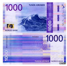 Norway 1000 Kroner 2019 P 57 New Unc Banknote