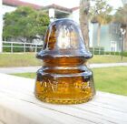 Great Honey Amber Cd 162 Hemingray Signal Style Glass Insulator