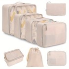 8pcs Travel Storage Bags Set Luggage Organizer Packing Cubes With Multiple Color