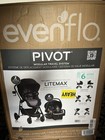 Evenflo Pivot Modular Travel System Litemax Car Seat With Anti-rebound Bar Gray
