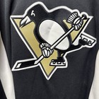 Rare Pittsburgh Penguins Blank Black Hockey Jersey Adult Xxl Reebok Nhl