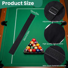 Pool Cue Case 2x2  Pool Stick Case For Holding 2 Butts   2 Shafts Black Billiard